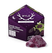 Multipack of 10, Wyld Blackberry THC 10mg THC Soft Chews