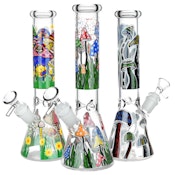 ACC - AFG - Shrooms Are Watching Glow Glass 10" Beaker