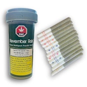 NOVEMBER RAIN BLASTERS -  Multi-pack Mango, Strawberry, Pineapple, & Blueberry 12x0.5g