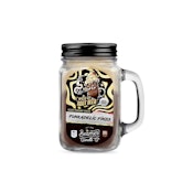 12oz Mason Jar Candle with Pendant Inside - F*#k3d Up Root Beer