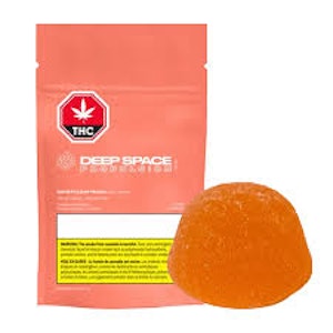 Deep Space - Propulsion Sour Pulsar Peach (THC+Caffeine) 1x5g Soft Chews