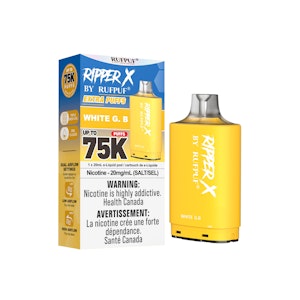 RIPPER - White G.B - 75K Puff - 20mg - RIPPER