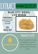 EARTHWOLF FARMS - BLUE CITY DIESEL LIVE ROSIN