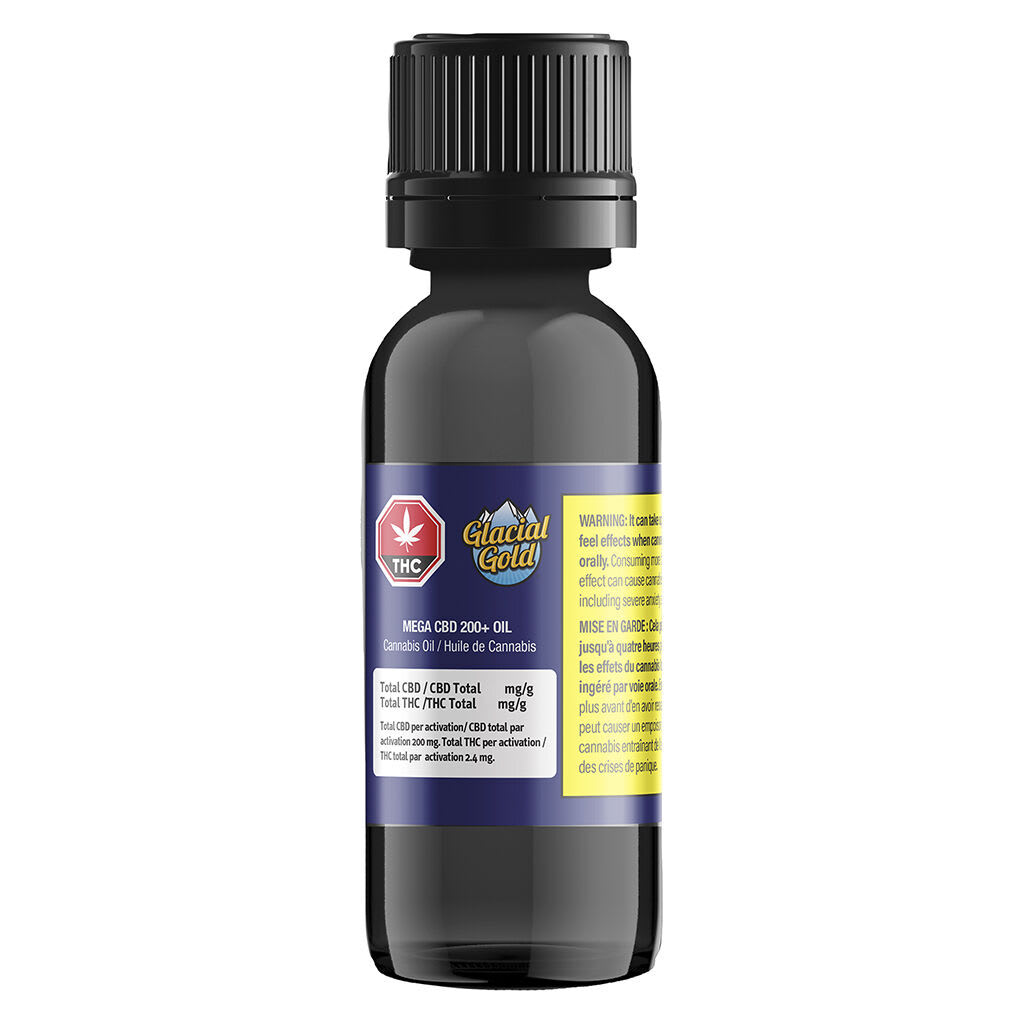 Glacial Gold - Mega CBD 200+ Oil 40ml Oils