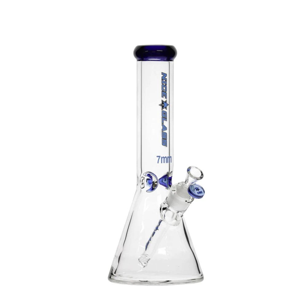 Yolo Cannabis - Managment Corp - 12" 7mm Nice Glass Beaker Bong Main Image