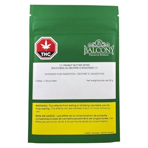 Balcony - Balcony - 1:1 Peanut Butter Bites - Hybrid - 2 Pack