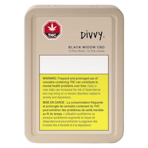 Divvy - Black Widow CBD 12x0.35g
