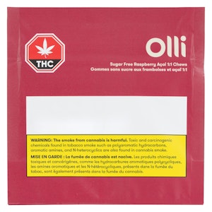 Olli - Olli - Sugar Free Raspberry Acai 1:1 - 4 Pack