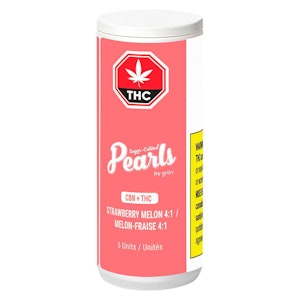 Pearls by grn - Pearls - Strawberry Melon 4:1 CBN:THC  - Indica - 5 Pack