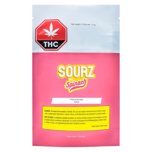 SOURZ by Spinach - SOURZ by Spinach - Pink Lemonade - Sativa - 5 Pack