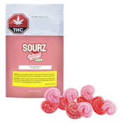 SOURZ by Spinach - Strawberry Watermelon 4:1 CBG THC Gummies - Sativa - 5 Pack