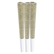 frootyhooty - Poppin Peach Live Rosin + Distillate Infused Pre-Rolls - Sativa - 3x0.5g