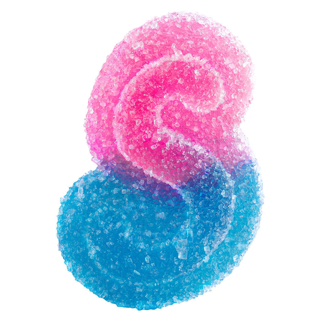 SOURZ by Spinach® - Fully Blasted Blue Raspberry Watermelon Gummies - Indica - 10x1 Pack