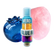 Bussin Blue Razz Live Liquid Diamond POSTLESS Vape Cart Vero