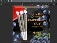 Emperor's Cut 3 x 0.5g Pre-Rolls - Jack Herer
