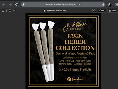 Jack Herer - Jack Herer Collection 3 x 0.5g Pre-Rolls - Jack Herer