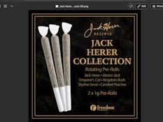 Jack Herer Collection 2 x 1g Pre-Rolls - Jack Herer