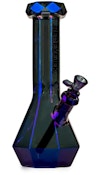 12" METALLIC BLUE TERMINATOR ORION WATER PIPE