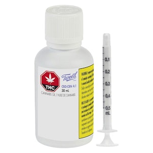 Tweed - Tweed CBD:CBN 4:1 Oil
