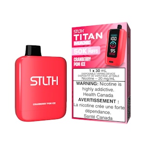 STLTH TITAN MAX - Cranberry Pom Ice - 50K Puffs - 20mg/ml