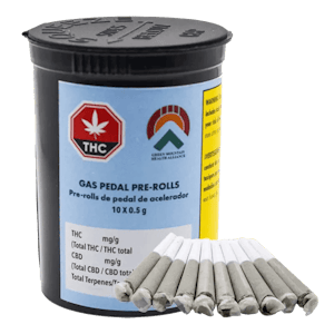 Green Mountain Cannabis - GAS PEDAL PRE-ROLLS - 10X0.5G