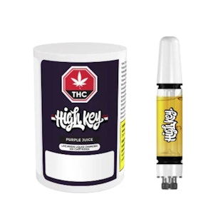 HIGH KEY - Purple Juice Live Resin Liquid Diamond Cartridge - 1g