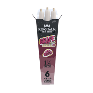 King Palm - 1 1/4 6pk Size Grape Swish
