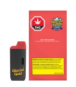 Glacial Gold - Berry Lemonade CBD 3:1 2g Disposable Vape