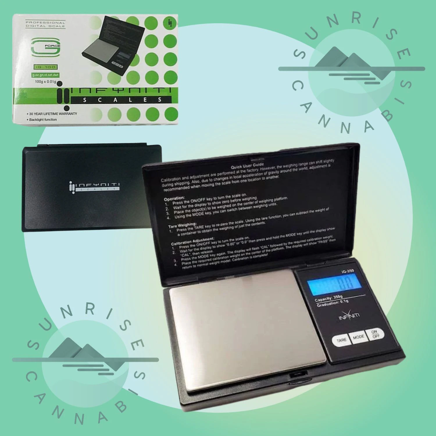 Sunrise Cannabis Headshop - DIGITAL POCKET SCALE - INFYNITI Main Image