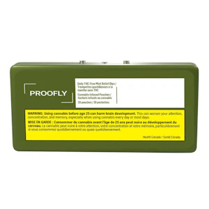Proofly - THC FREE MINT RELIEF DIPS | 20 x 50mg