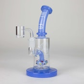7" Basic Flow Dab Rig - Blue