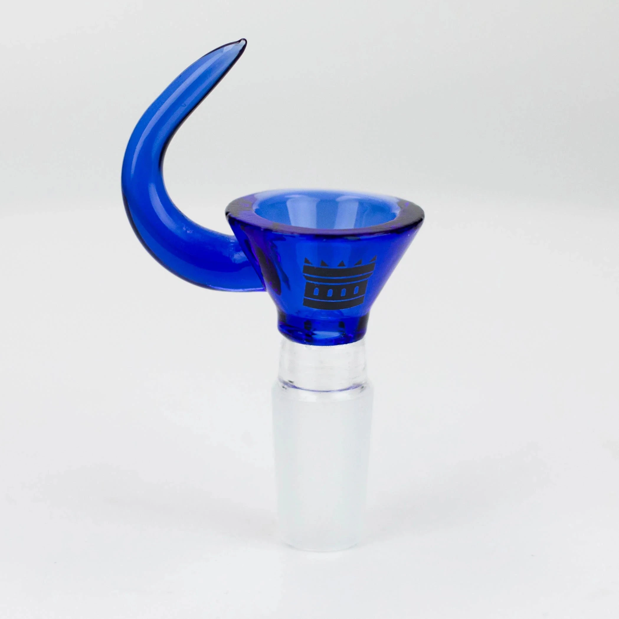 Castle Glassworks - 14mm Horn Tab Bowl - Blue Main Image