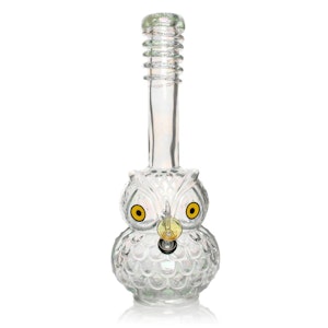 Retro Glass - Retro Glass 12" Metallic Owl W/Glow in the Dark Wrap & Mouthpiece