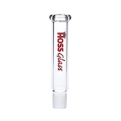 9" 7mm Hoss Glass Top Tube - Red