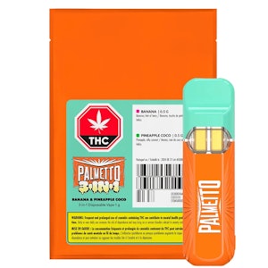 Palmetto - Palmetto Banana & Pineapple Coco 3-in-1 1g Disposable Vape