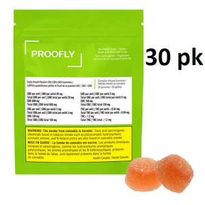 Herbal Dispatch - Rosebud Productions - Proofly Daily Peach Passion CBC: CBG: CBD Gummies 30PK