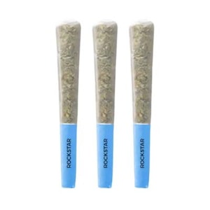 Pistol and Paris - 3 x 0.5g Blue Zushi Pre-Rolls