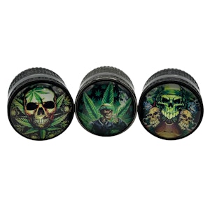 Arsenal - Arsenal Skull Armory w/ Slider 65mm 4-Pc Grinder