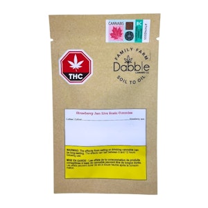 Dabble Cannabis Co. - *STRAWBERRY JAM LIVE ROSIN CHEWS (2 pack)