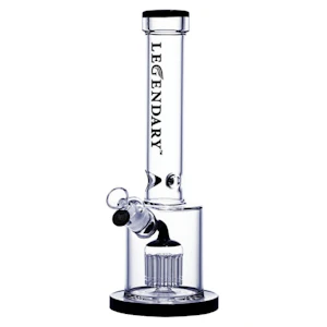 LEGENDARY - 14.5" Legendary Legendary Colored Barrel Perc Straight Tube Bong