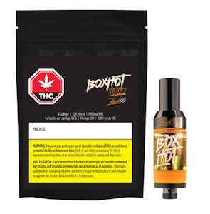 BOXHOT 1000 - BOXHOT 1000 : PEACH OG PREFILLED VAPE (PEACH RING)
