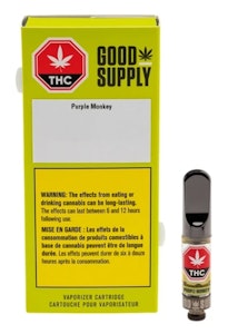 GOOD SUPPLY - GOOD SUPPLY : PURPLE MONKEY 510 CARTRIDGE 1 g