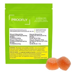 Proofly - Daily Peach Passion CBC:CBG:CBD Gummies