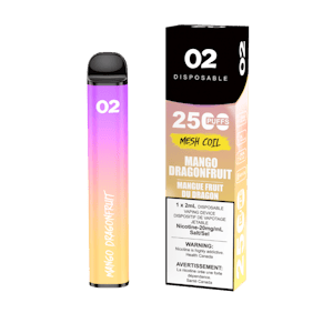O2 - Mango Dragonfruit - 2500 Puffs - 20MG/ML