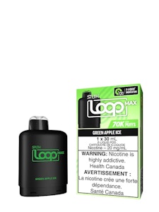 STLTH - LOOP MAX - Green Apple Ice - 70K Puff - 20mg - LOOP MAX