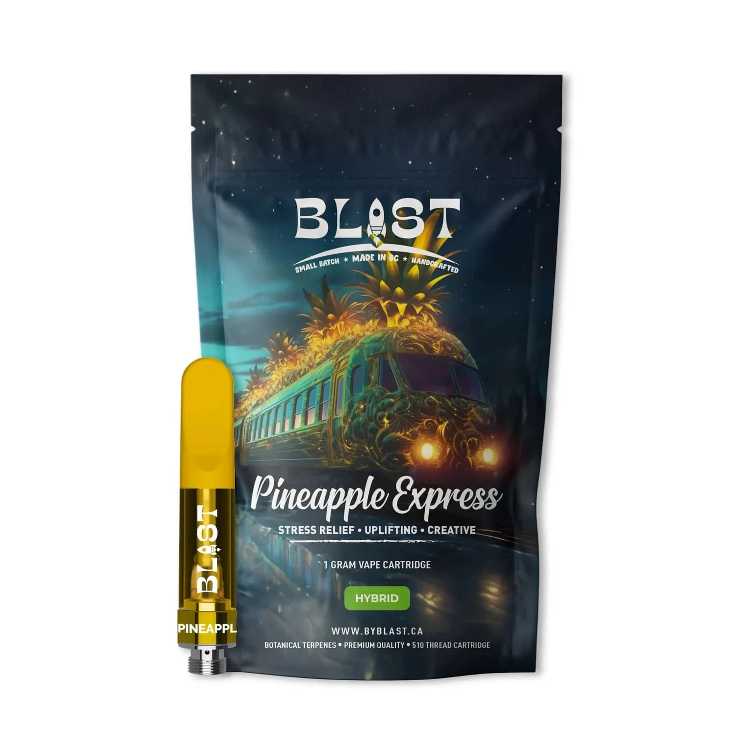 blast - 1g Pineapple Express Hybrid Cart. Main Image