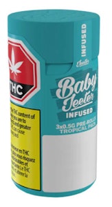 BABY JEETER - BABY JEETER : Infused Tropical Multi-Pack (Pina Watermelon Zkz Pink Lemon) 3x.5g prs