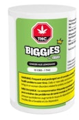 BIGGIES by EVEN : Gingerale Lemonade 10:1 CBD:THC Chews 4-pk