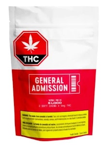 GENERAL ADMISSION - GENERAL ADMISSION : 5 Loco 2 pk Gummies