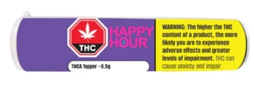 HAPPY HOUR - HAPPY HOUR : THCA TOPPER 1 x .5g